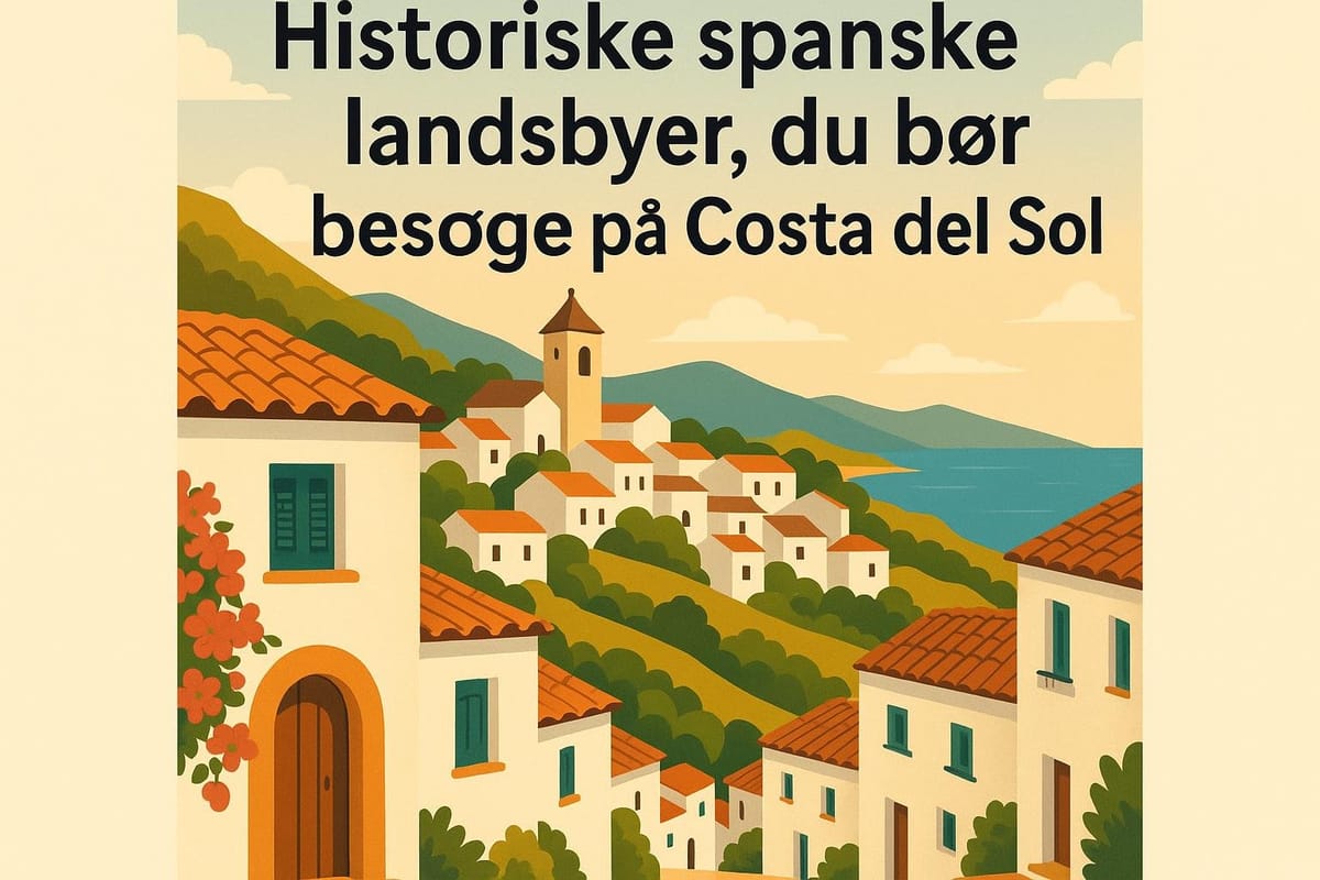 Historiske spanske landsbyer, du bør besøge på Costa del Sol