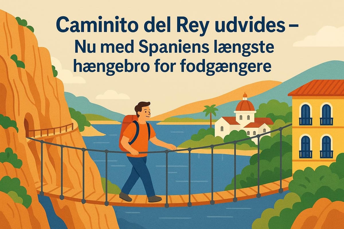 Caminito del Rey udvides – Nu med Spaniens længste hængebro for fodgængere