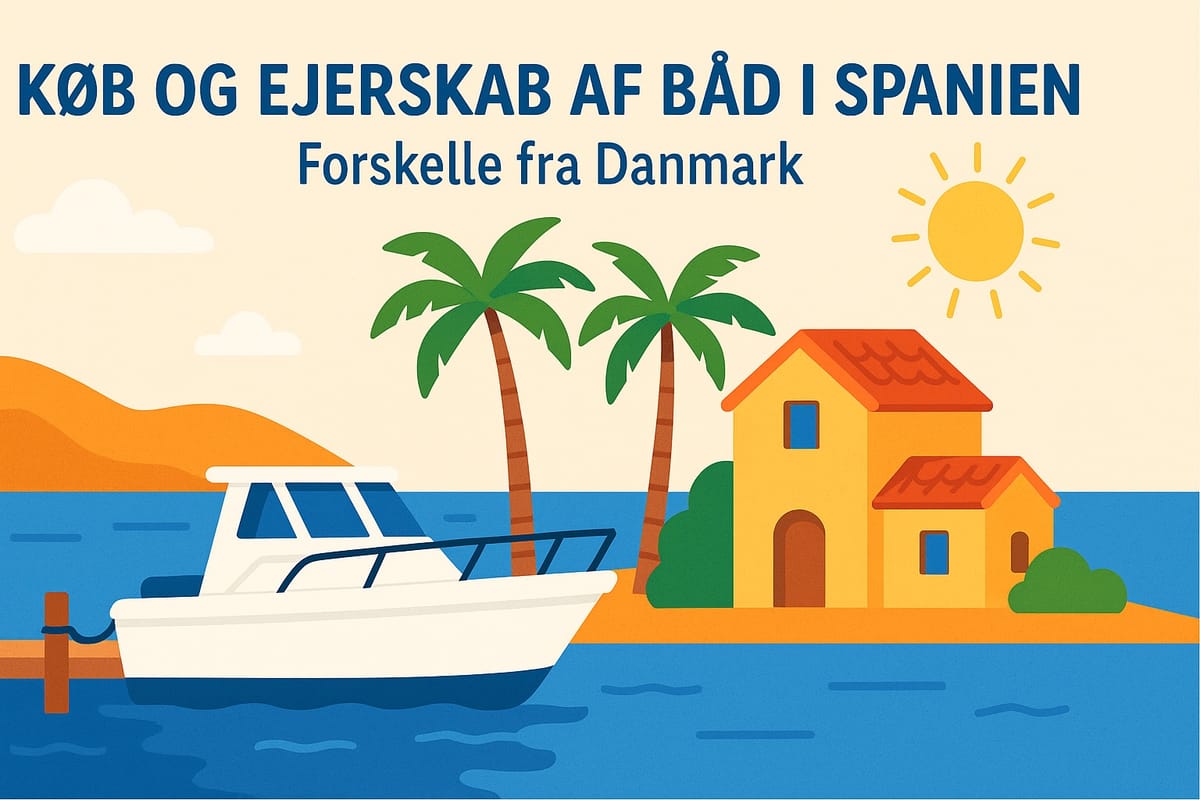 Køb og ejerskab af båd i Spanien – forskelle fra Danmark
