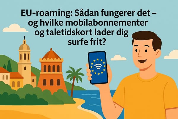 EU-roaming: Sådan fungerer det – og hvilke mobilabonnementer og taletidskort lader dig surfe frit?